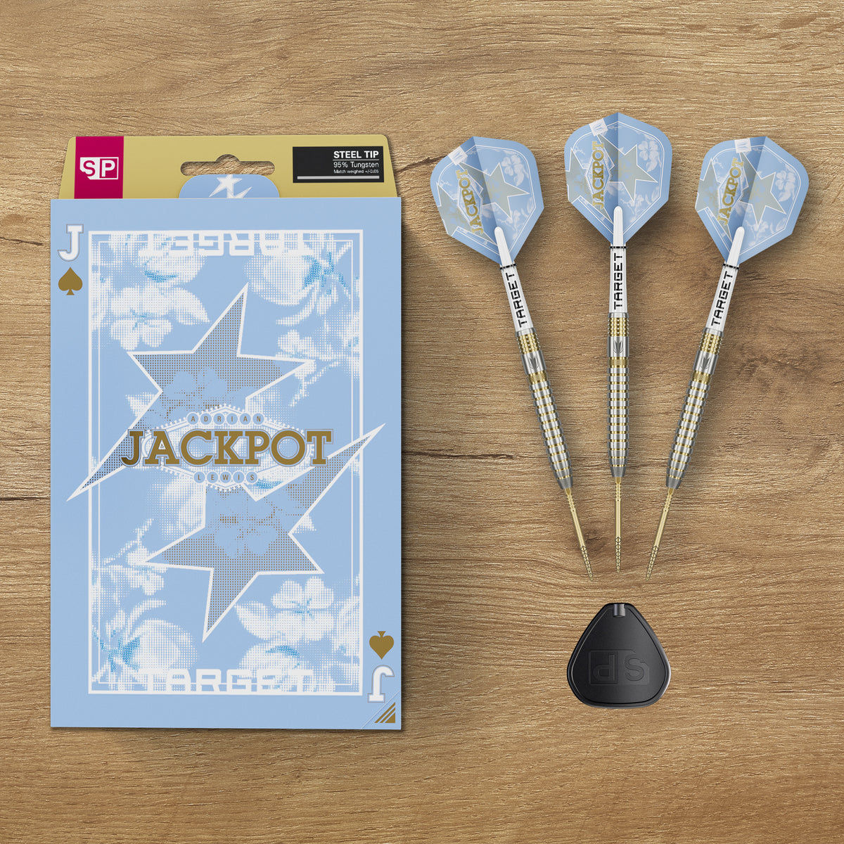 Adrian Lewis Showdown 95% SP Steel Tip Darts 2026