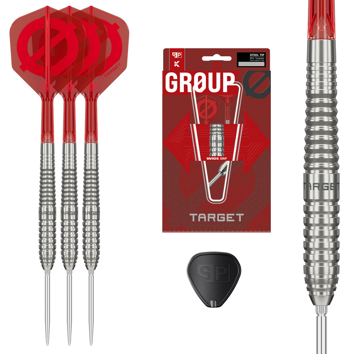 Target Group ø 50% 01 SP Steel Tip Darts 2026