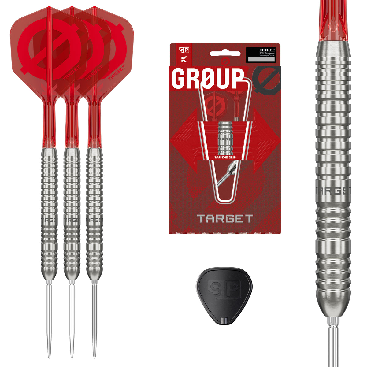 Target Group ø 50% 03 SP Steel Tip Darts 2026