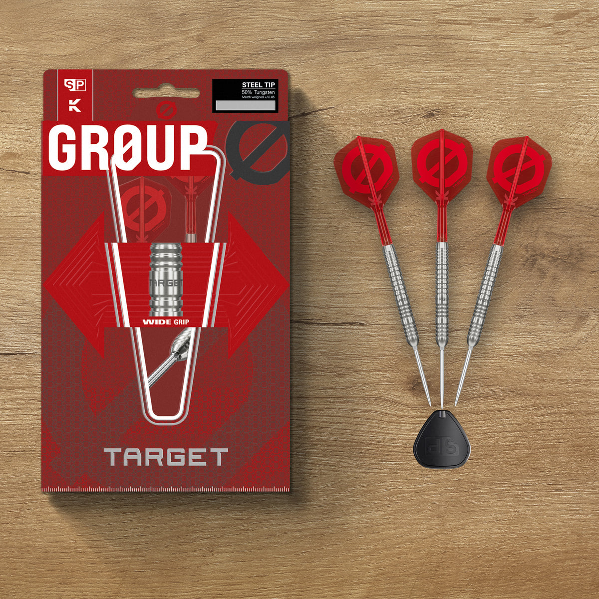 Target Group ø 50% 03 SP Steel Tip Darts 2026