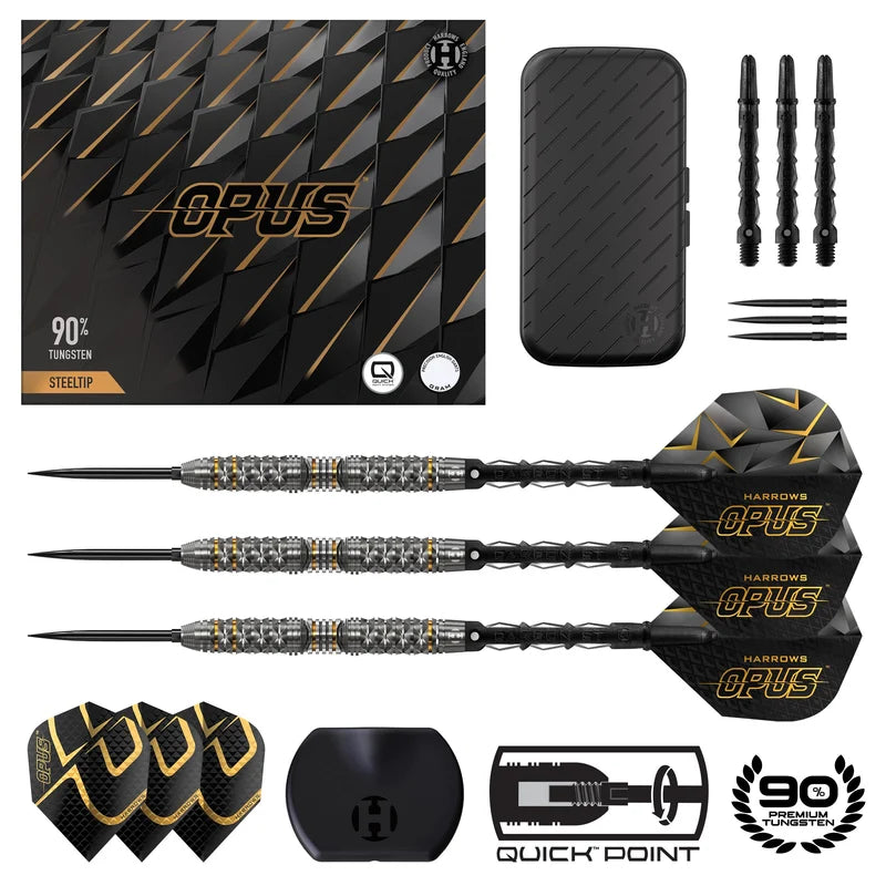 Harrows Opus 90% Tungsten Quick Point Darts