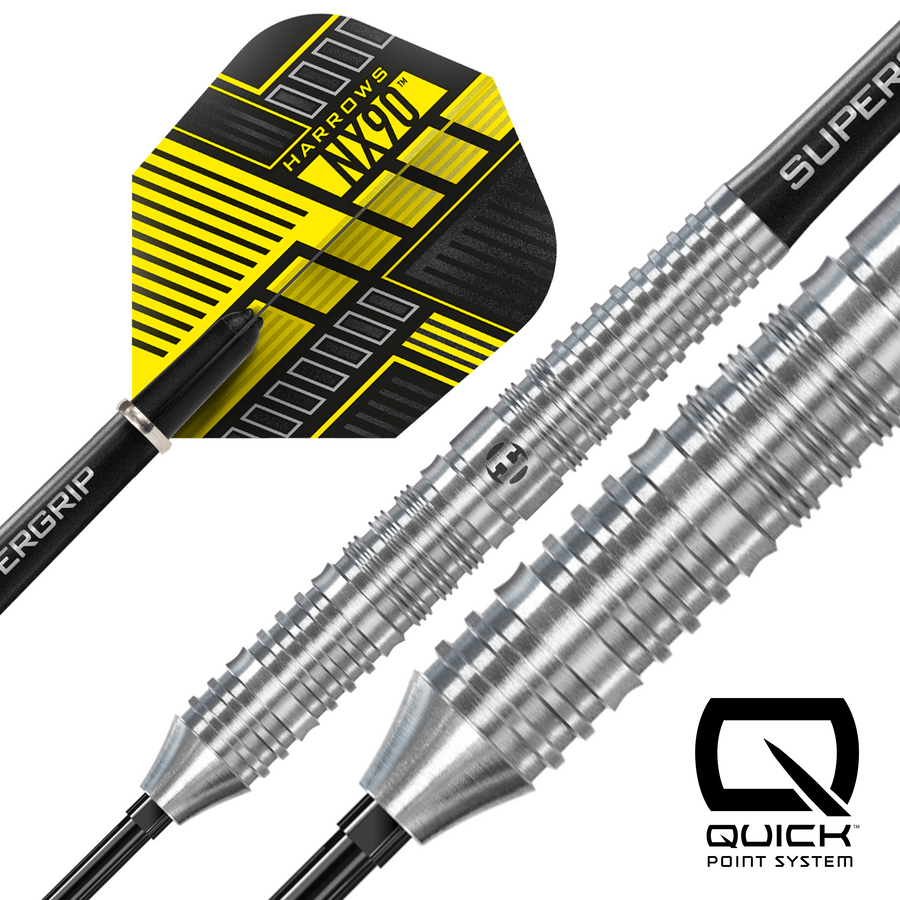 Harrows NX90 Parallel 90% Quick Point Darts