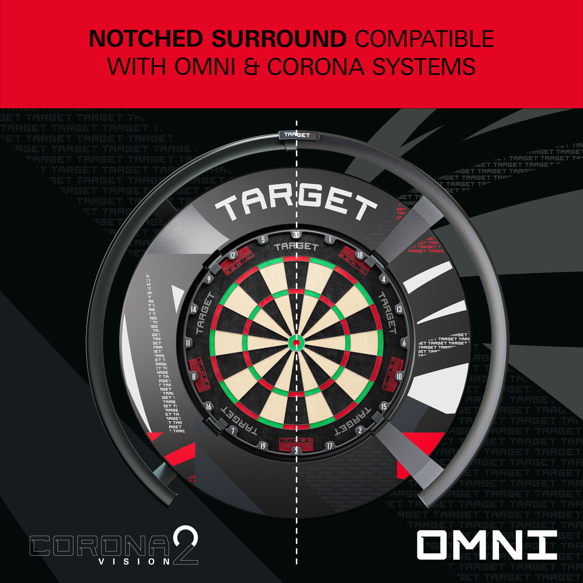 Target Patterned Notched Surround 2026