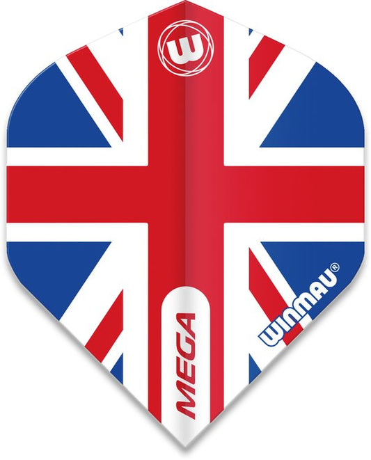 WINMAU - Mega Standard Scotland Dart Flights - 1 set per package of each flight (3 Dart flights in total)