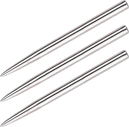 Unicorn Replacement Steel Dart Points | Extra Long | Silver | 3 Per Pack