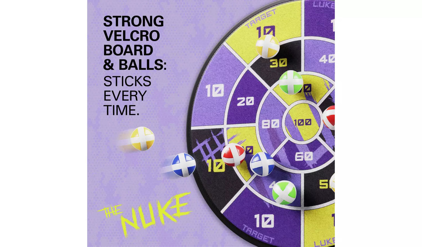 Target Luke Littler Sticky Ball Fabric Dartboard Set