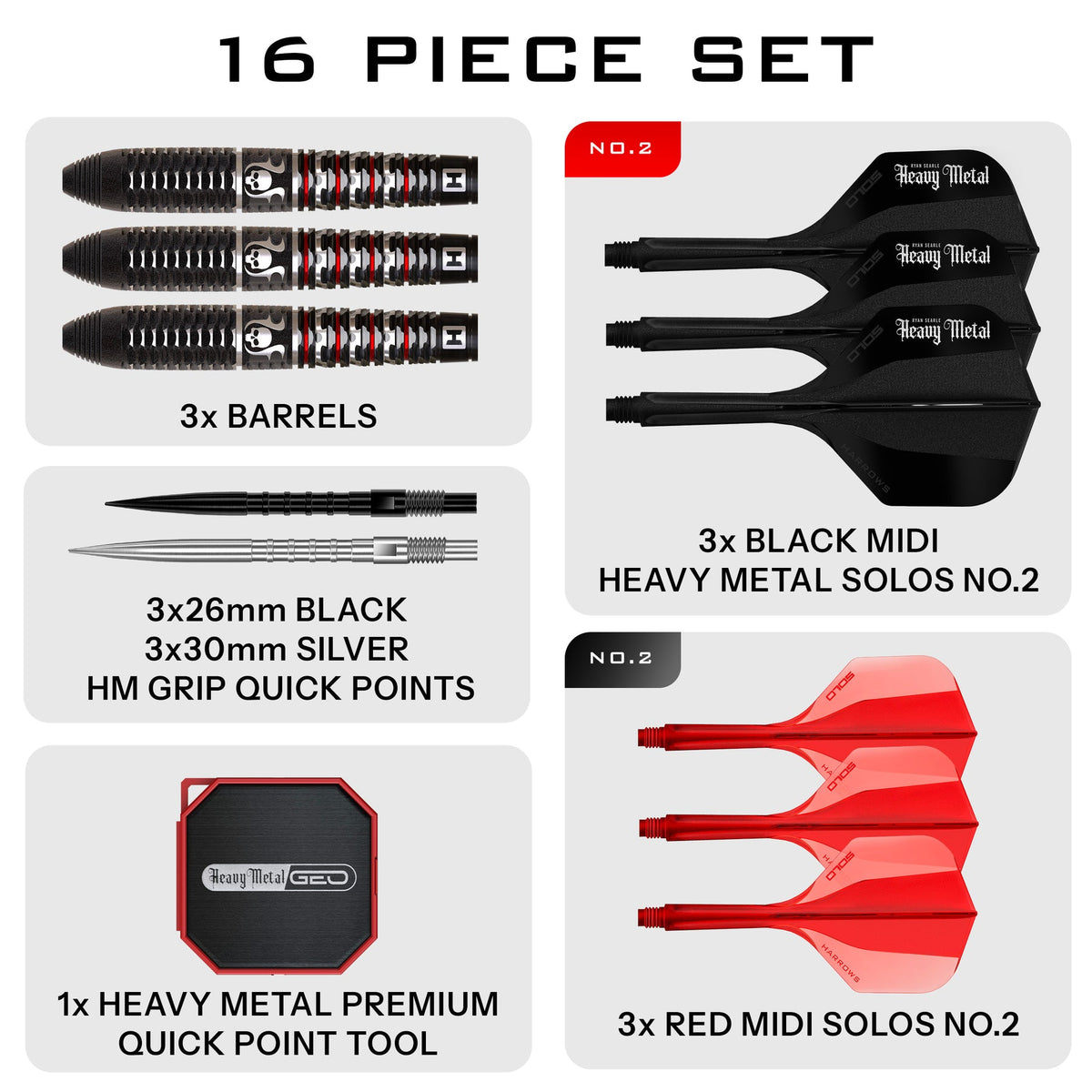 Ryan Searle Geo 90% Tungsten Quick Point Darts