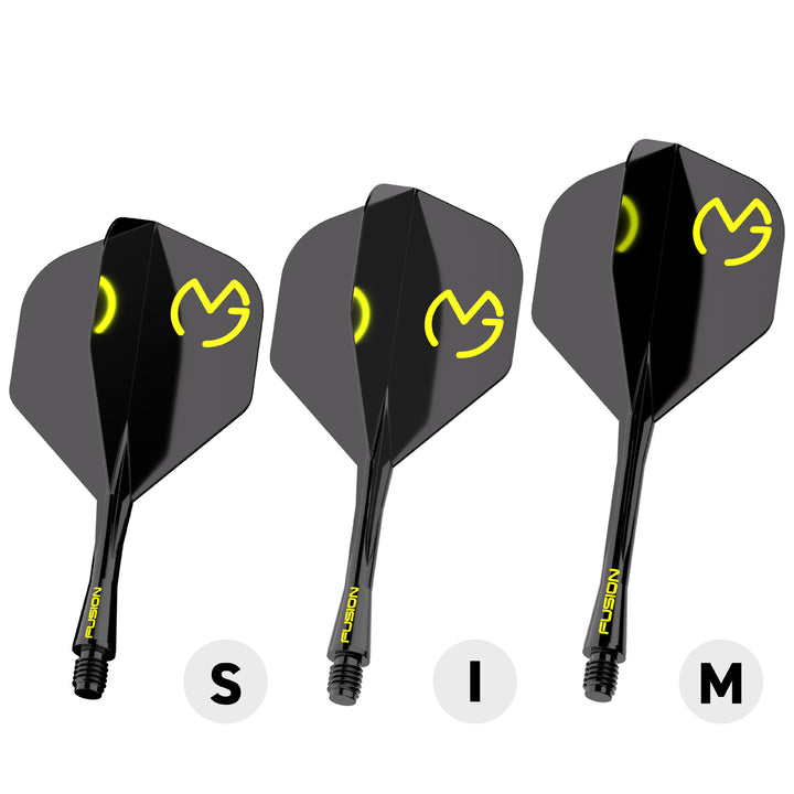 Winmau Michael van Gerwen MvG Pac Man Fusion Integrated Flight & Shaft