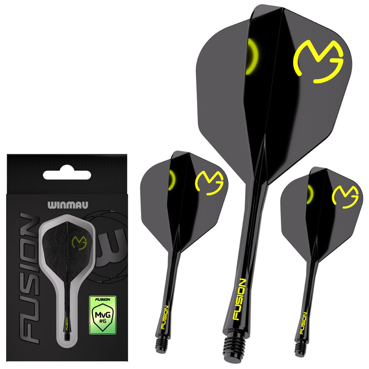Winmau Michael van Gerwen MvG Pac Man Fusion Integrated Flight & Shaft