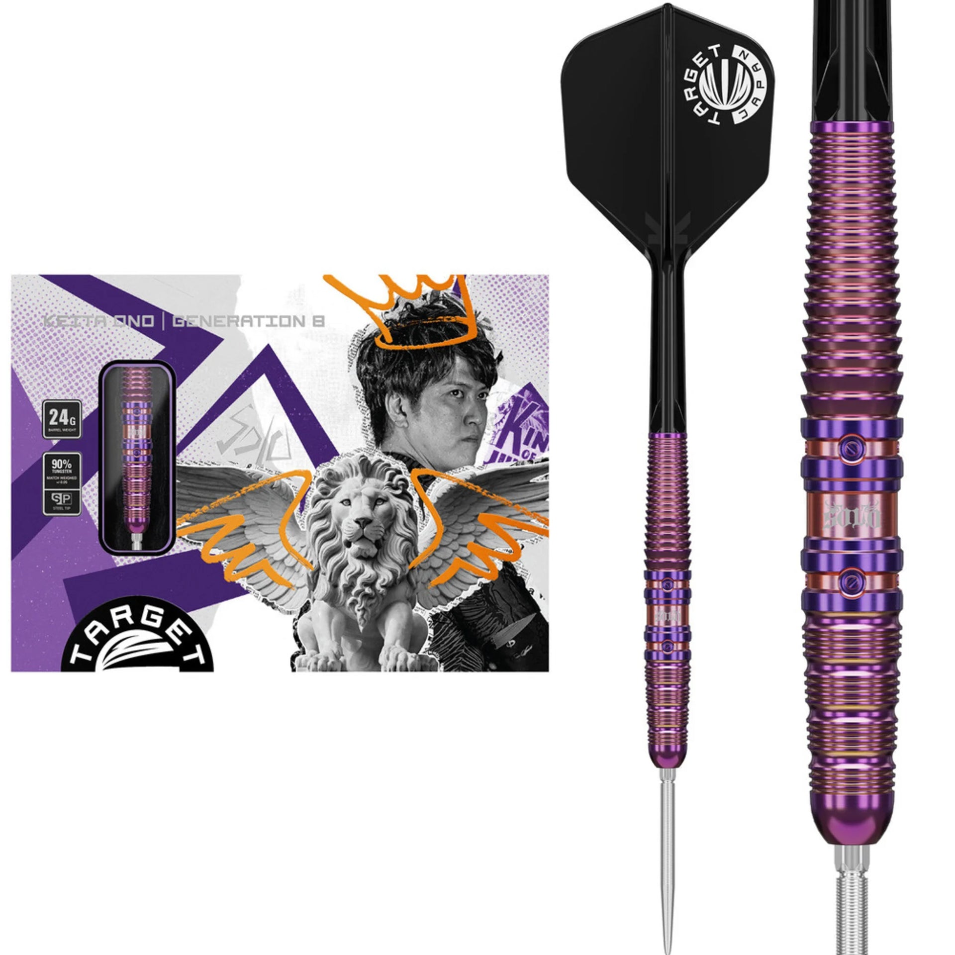 Target Japan Keita Ono Solo G8 SP 90% Steel Tip Darts – Dart Scene Ltd