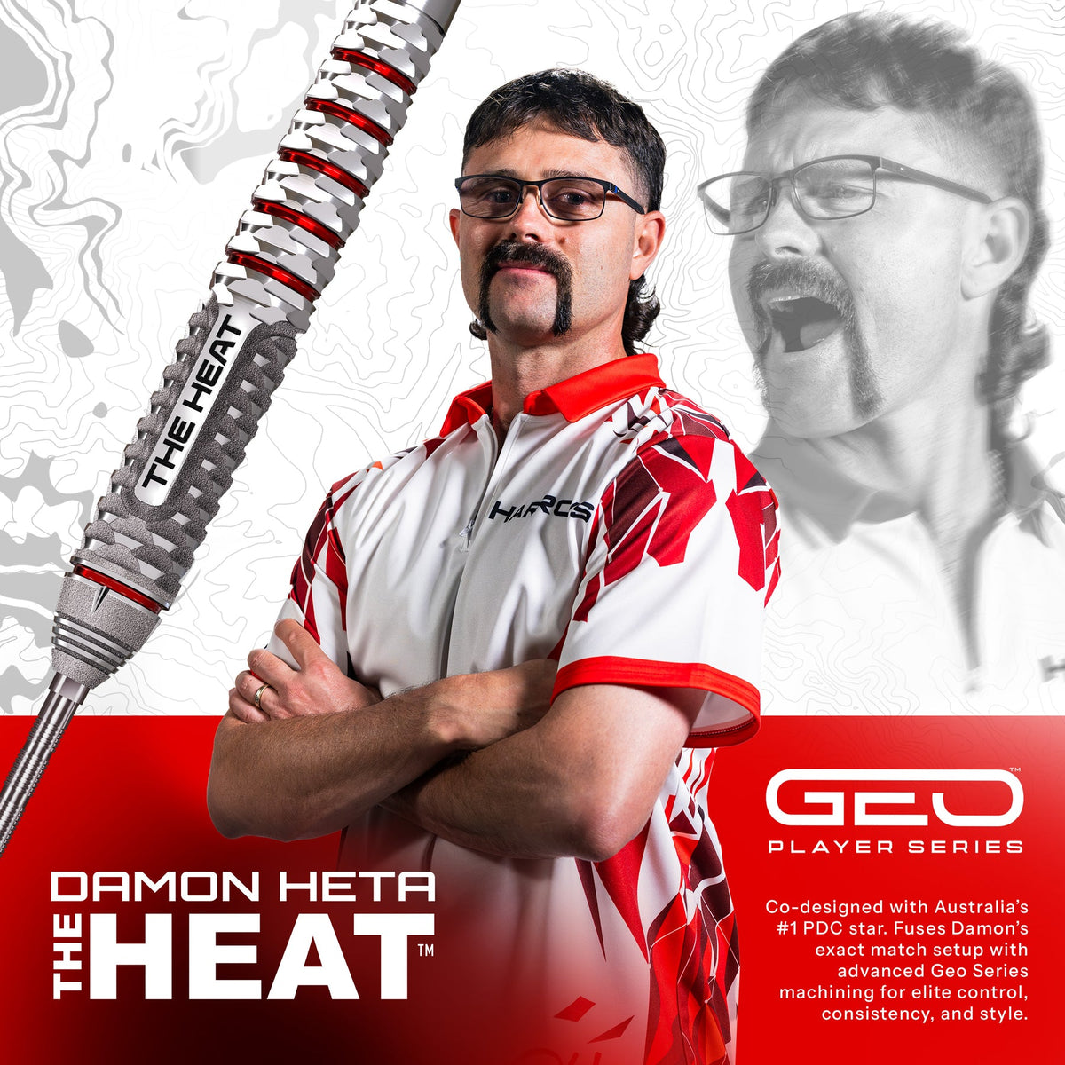 Damon Heta Geo 90% Tungsten Quick Point Darts