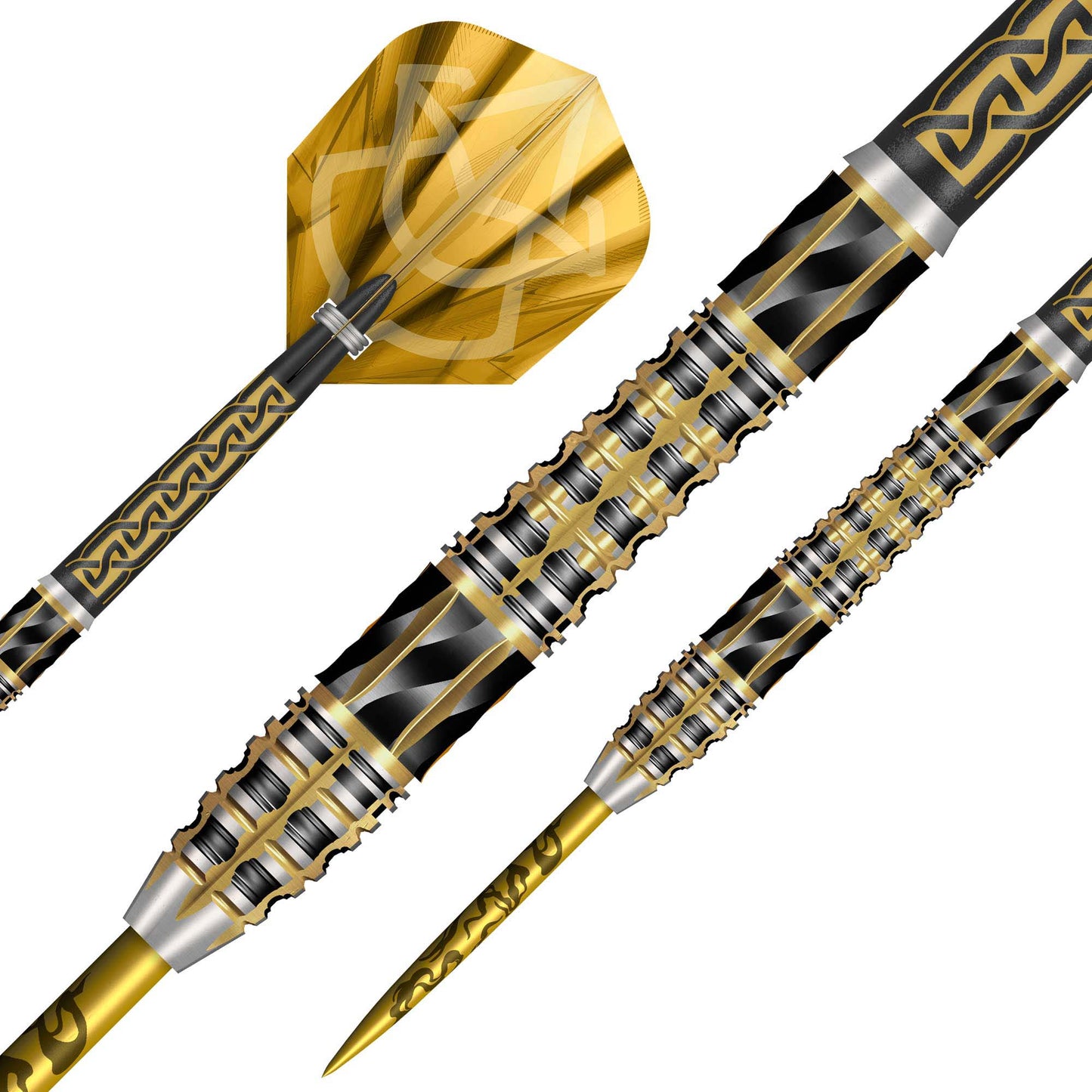 Alchemy Auro Steel Tip Dart Set-95% Tungsten Barrels