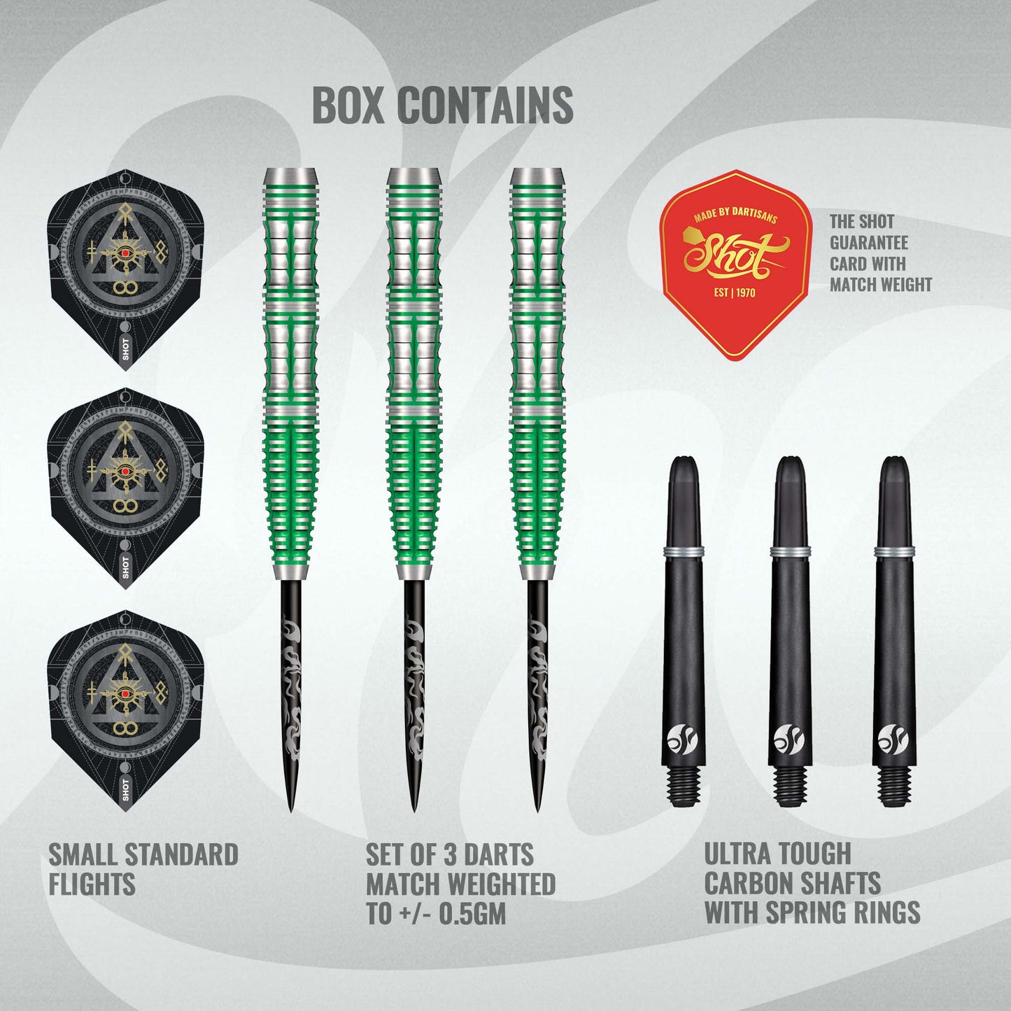 Alchemy Mythril Steel Tip Dart Set-90% Tungsten Barrels