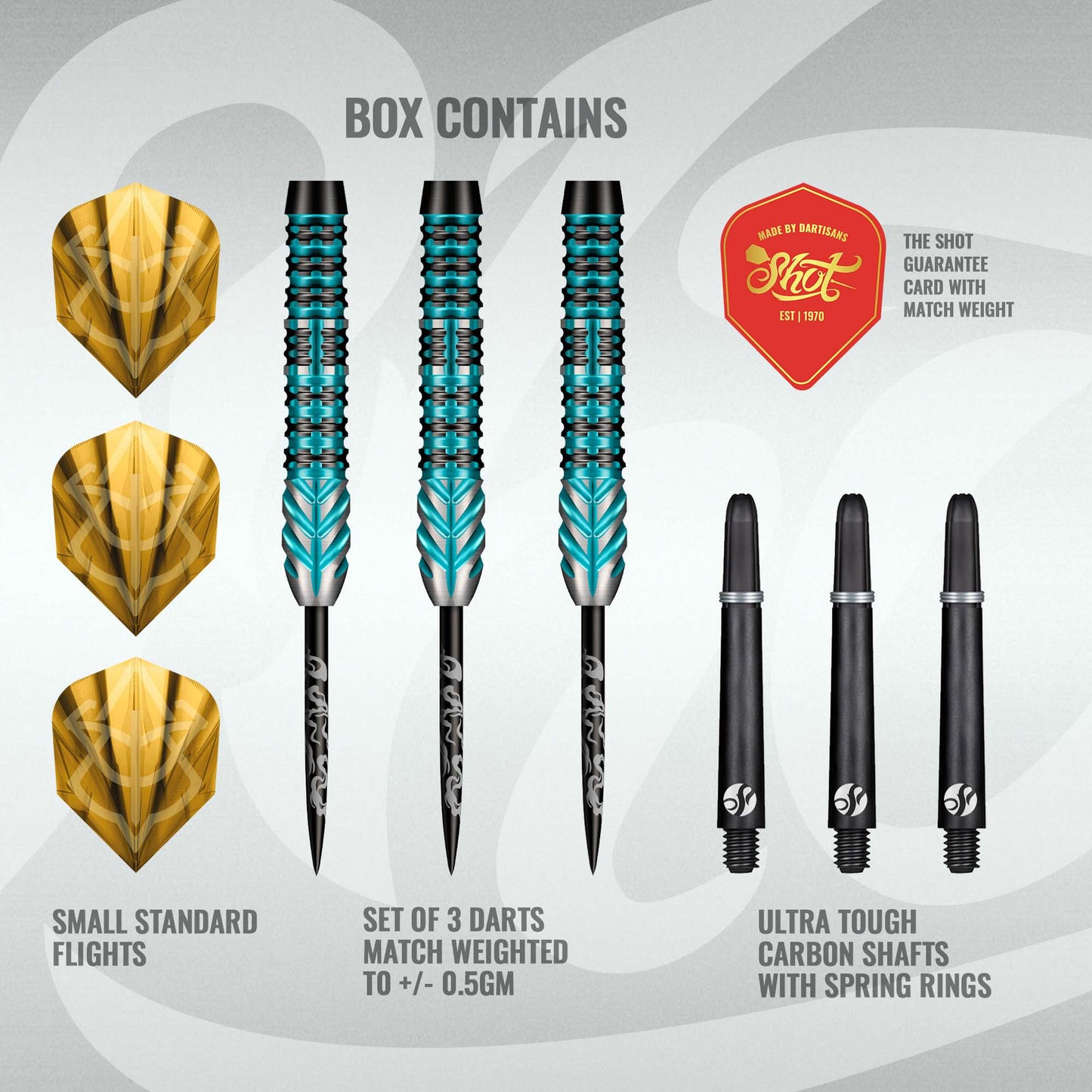 Alchemy Volta Steel Tip Dart Set-90% Tungsten Barrels