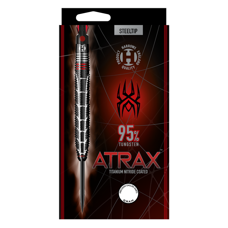 Atrax 95% Tungsten Steel Tip Darts by Harrows