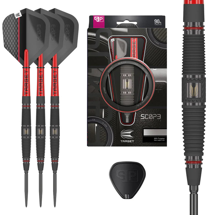 Target Scope 04 90% Tungsten SP Steel Tip Darts by Target