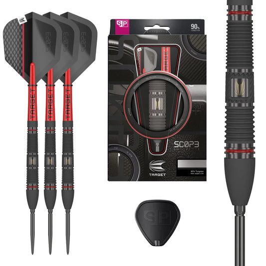 Target Scope 02 90% Tungsten SP Steel Tip Darts by Target