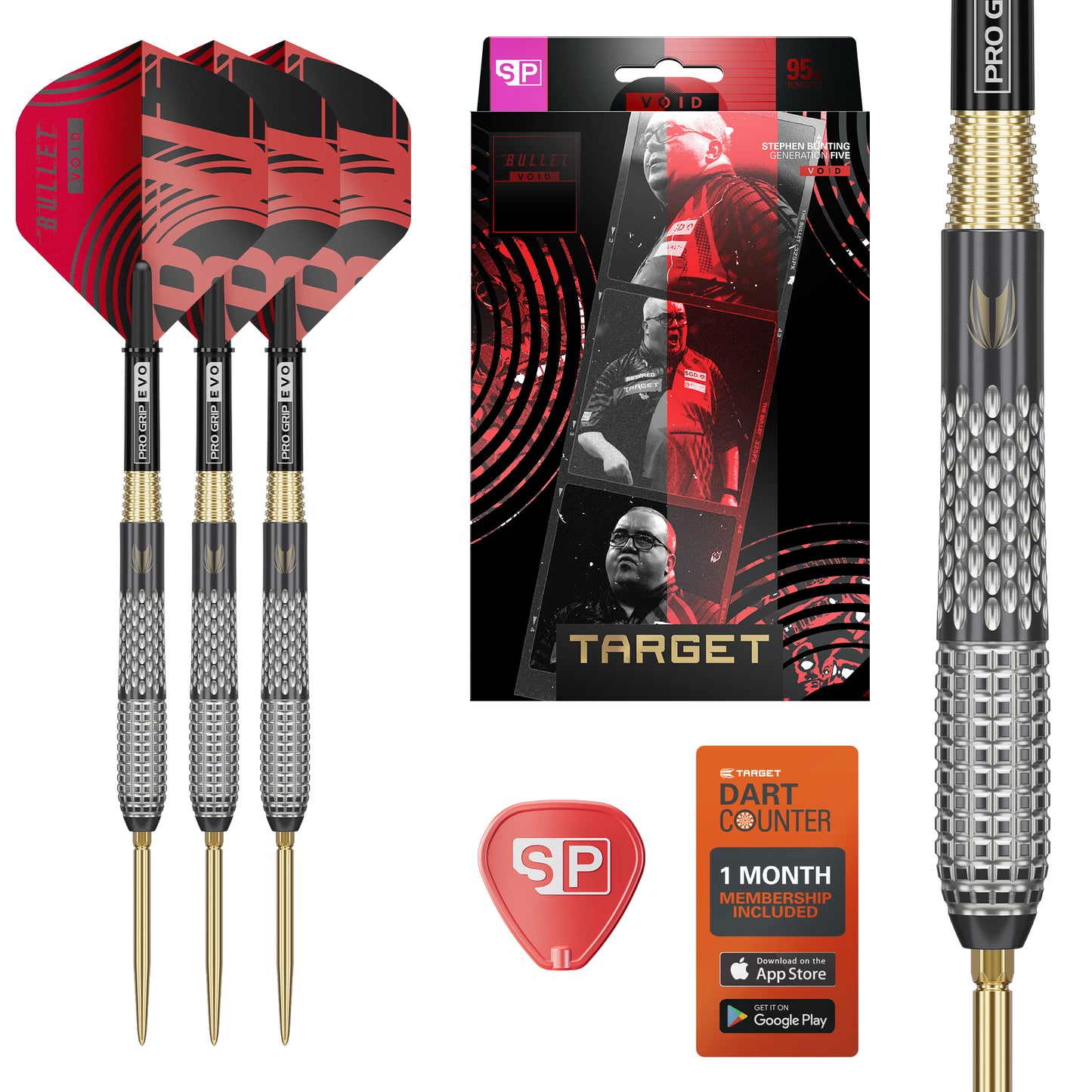 STEPHEN BUNTING G5 VOID 95% SP STEEL TIP 2026