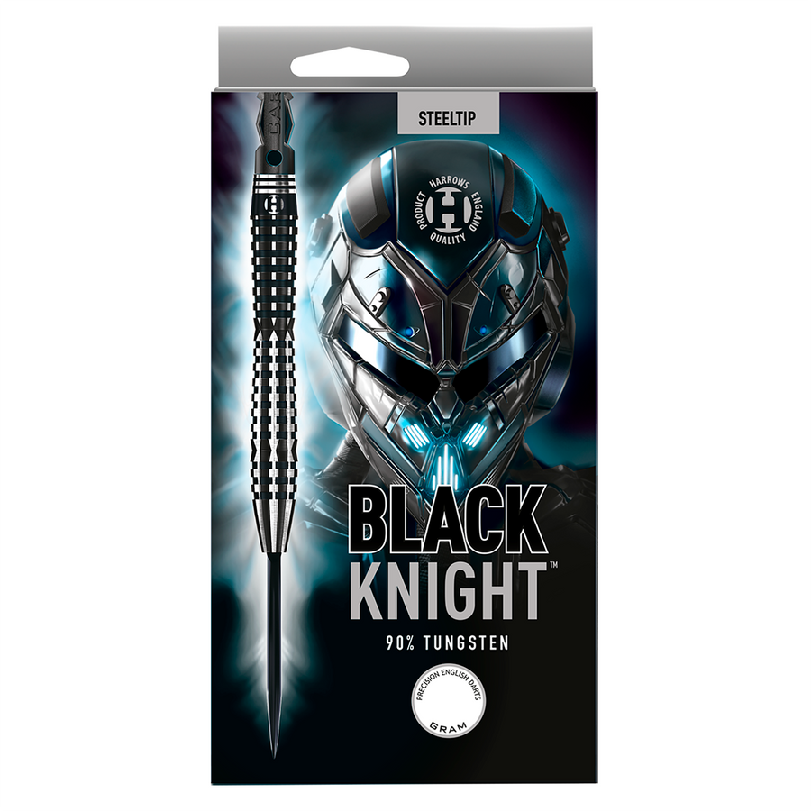 Harrows Black Knight 90% Tungsten Steel Tip Darts by Harrows