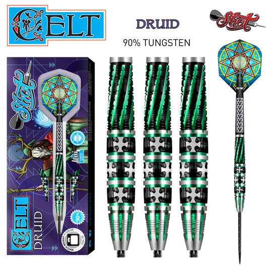 Shot Celt Druid 90% Steel Tip Darts