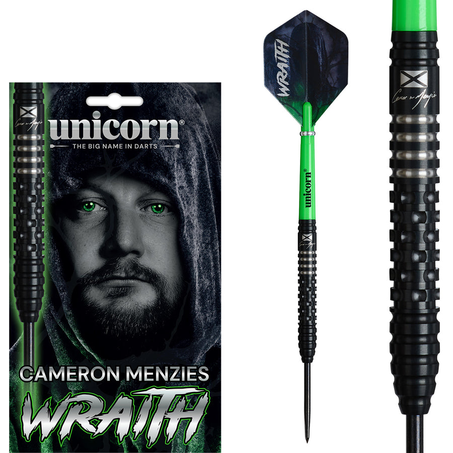 Unicorn Wraith Cameron Menzies 90% Tungsten Steel Tip Darts