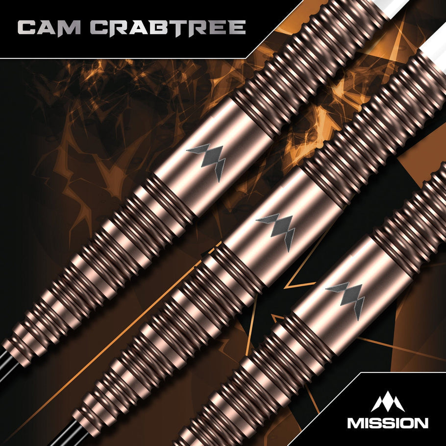 Mission Cam Crabtree Darts Steel Tip 95% Tungsten - V2