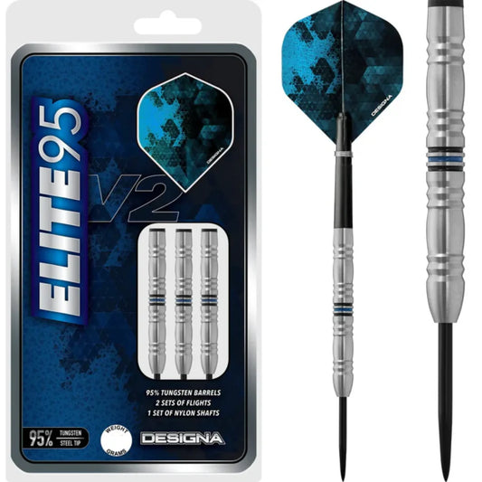 Designa Elite 95 V2 Darts - 95% Tungsten