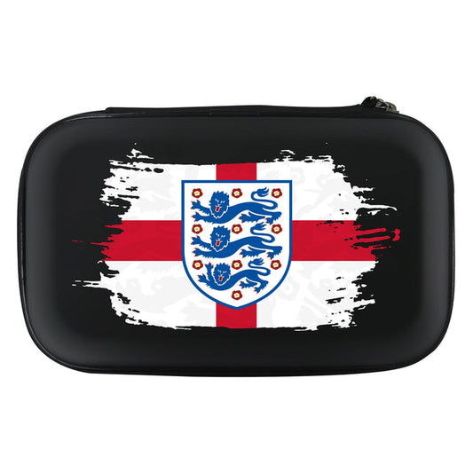 England Football Darts Case Official Licensed - Black - W1 - St George - 3 Lions