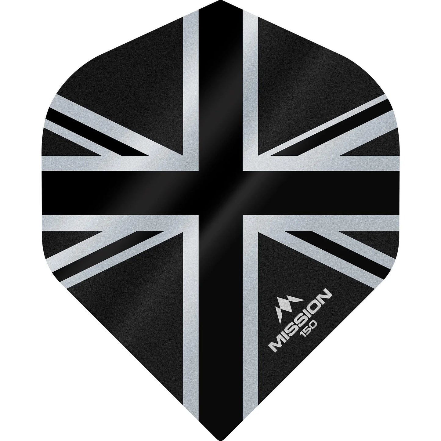 Mission Alliance Union Jack Darts Flights - No2 Std Black