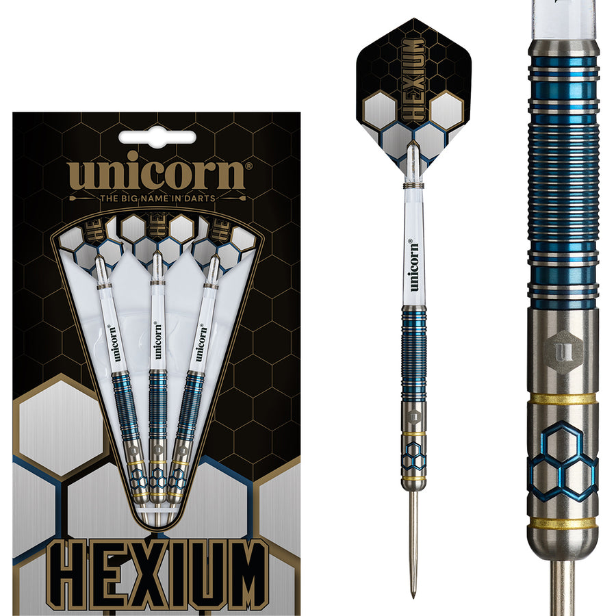Unicorn Hexium 2 90% Tungsten Steel Tip Darts