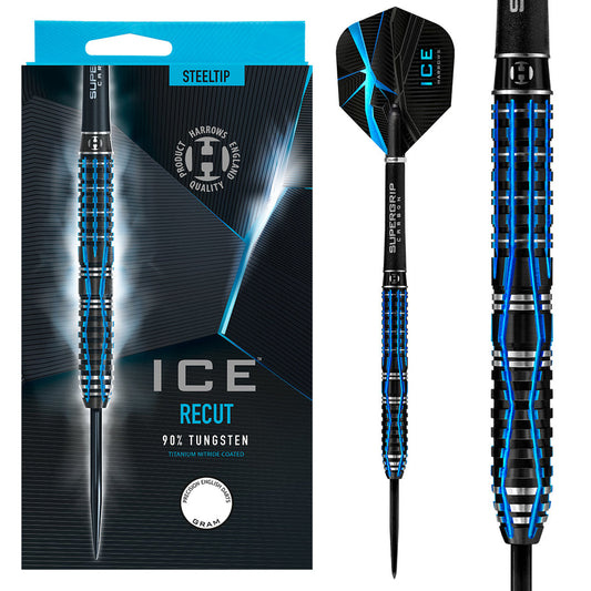 Ice Recut 90% Tungsten Steel Tip Darts by Harrows