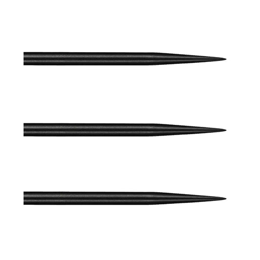 Shot Steel Tip Points 35mm- Black