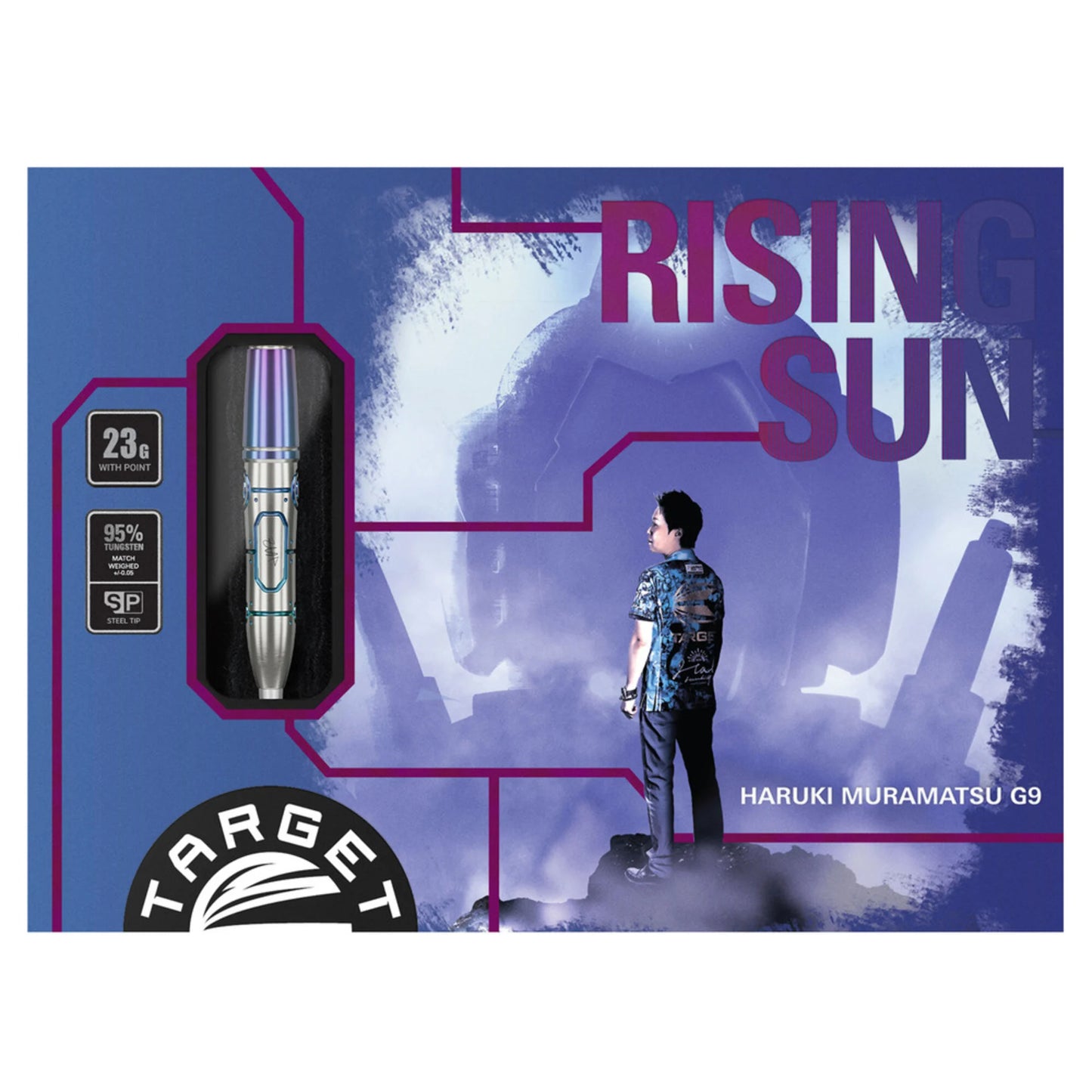 Target Japan Rising Sun G9 Smooth 95% Tungsten SP Steel Tip Darts