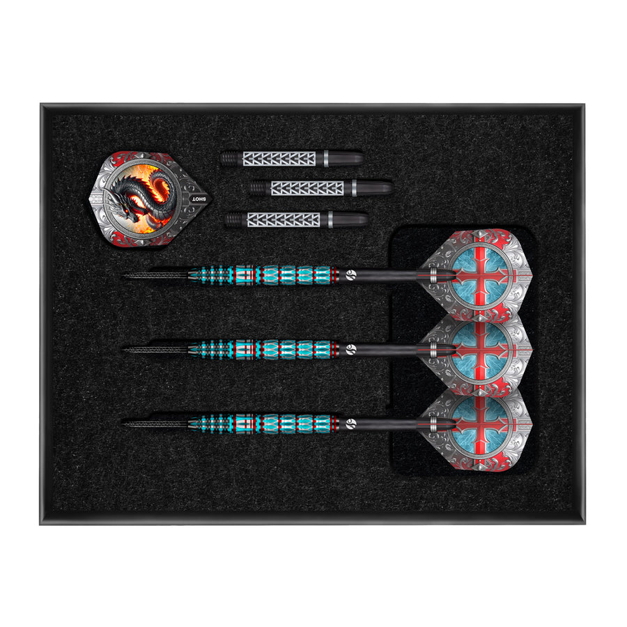 Shot Future Knights St George 95% Tungsten Steel Tip Darts
