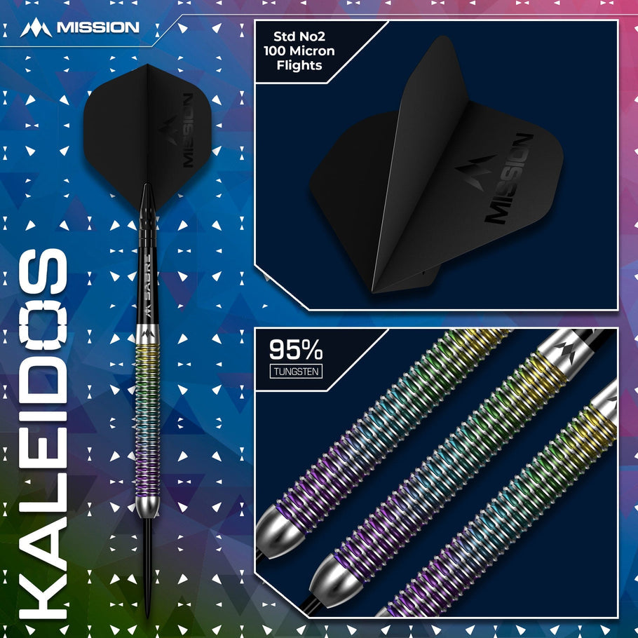 Mission Kaleidos Darts Steel Tip - 95% Tungsten