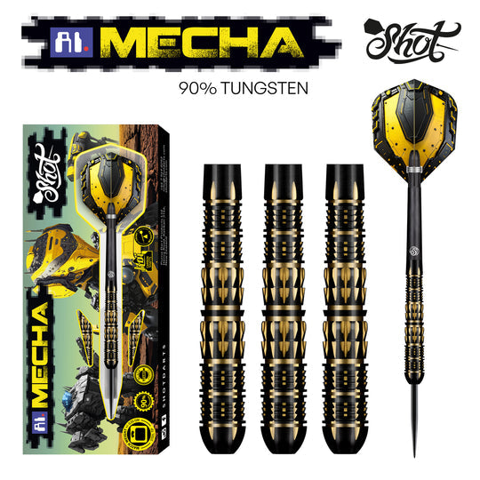 Shot AI Mecha 90% Steel Tip Darts