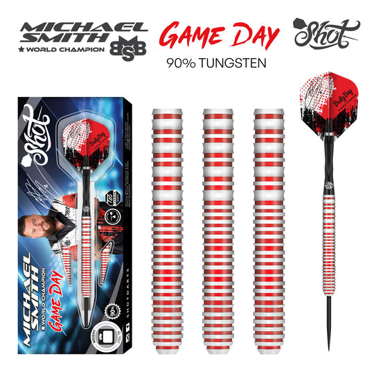 Shot Micheal Smith Game Day 90% Steel Tip Darts