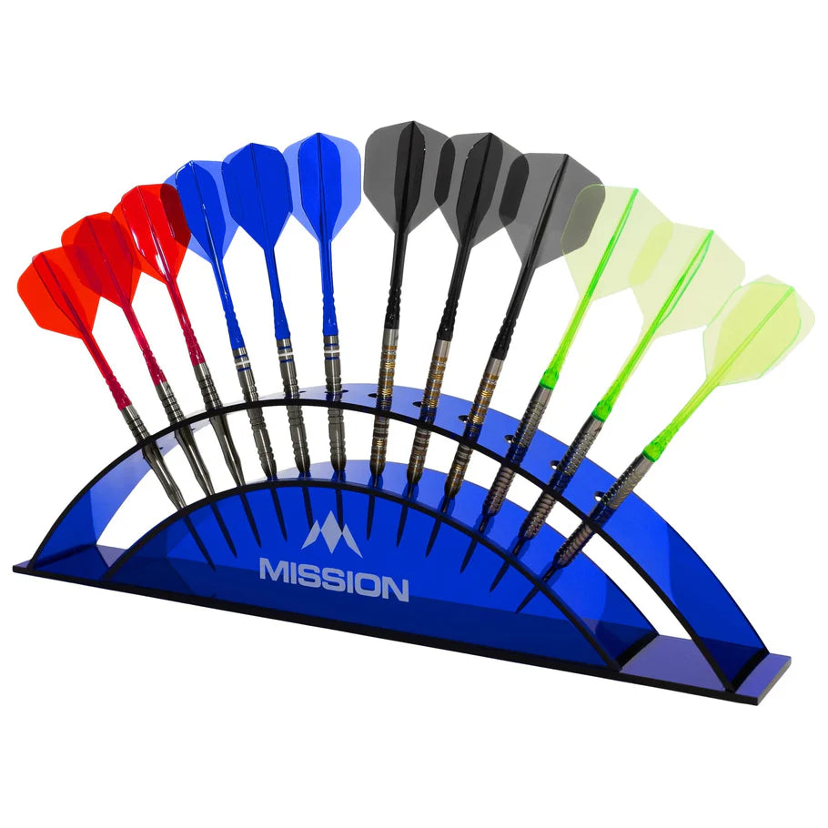 Mission Station 12 - holds 12 darts - Acrylic Darts Display