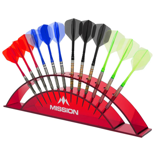 Mission Station 12 - holds 12 darts - Acrylic Darts Display