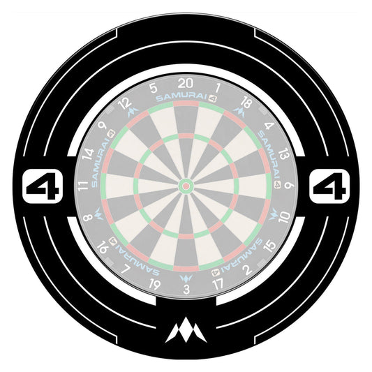 Mission Darts Samurai 4 Surround - White Edition