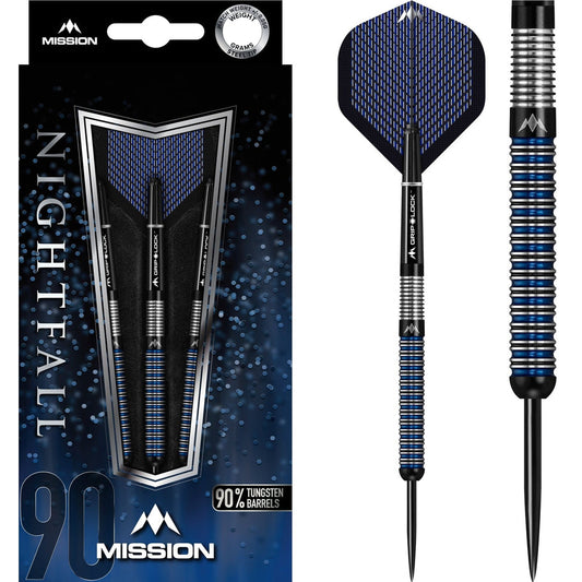 Mission Nightfall Darts Steel Tip - M1 - Straight Ring