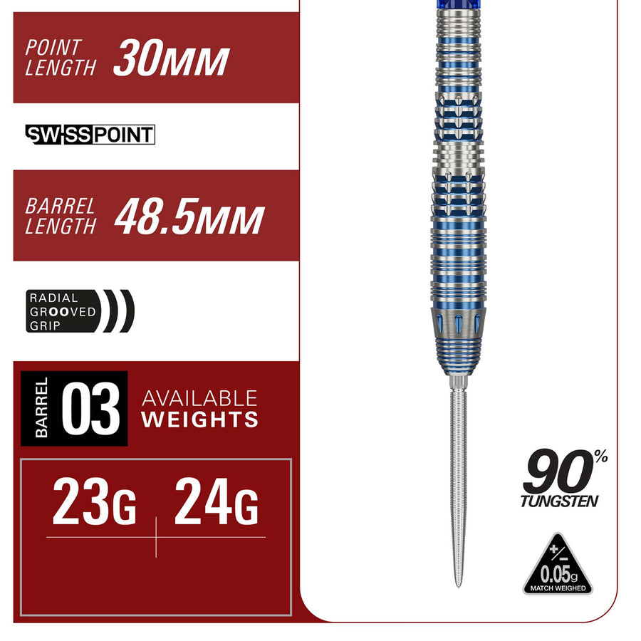 MIZU SERIES 03 90% SP STEEL TIP DARTS 2025