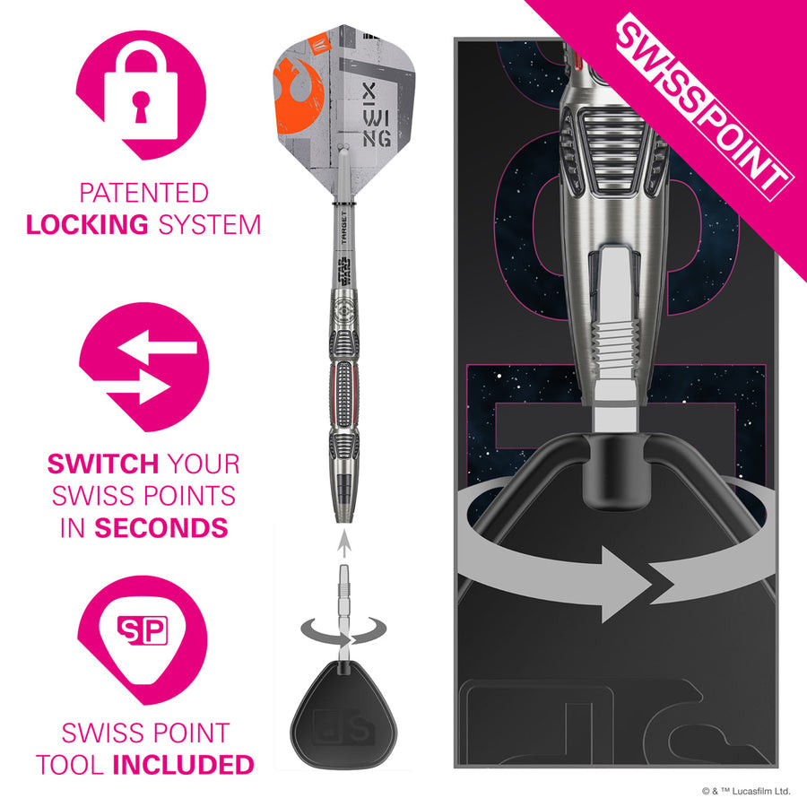 STAR WARS™ | TARGET X-Wing 90% Tungsten Steel Tip Darts