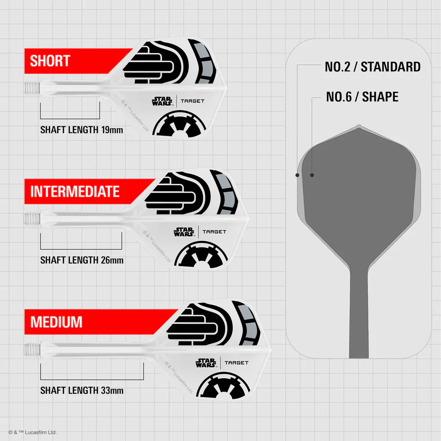 STAR WARS™ | TARGET Stormtrooper K-Flex Integrated Flights and Shafts