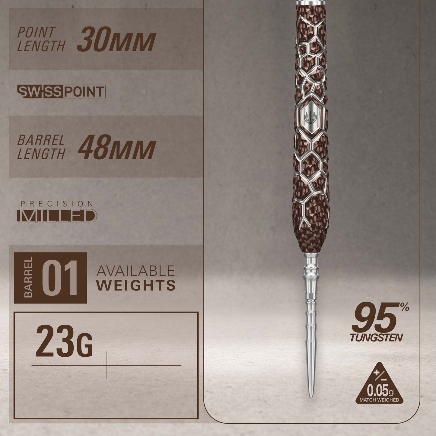 FABLE 95% 23G SP STEEL TIP DARTS LIMITED EDITION 2025