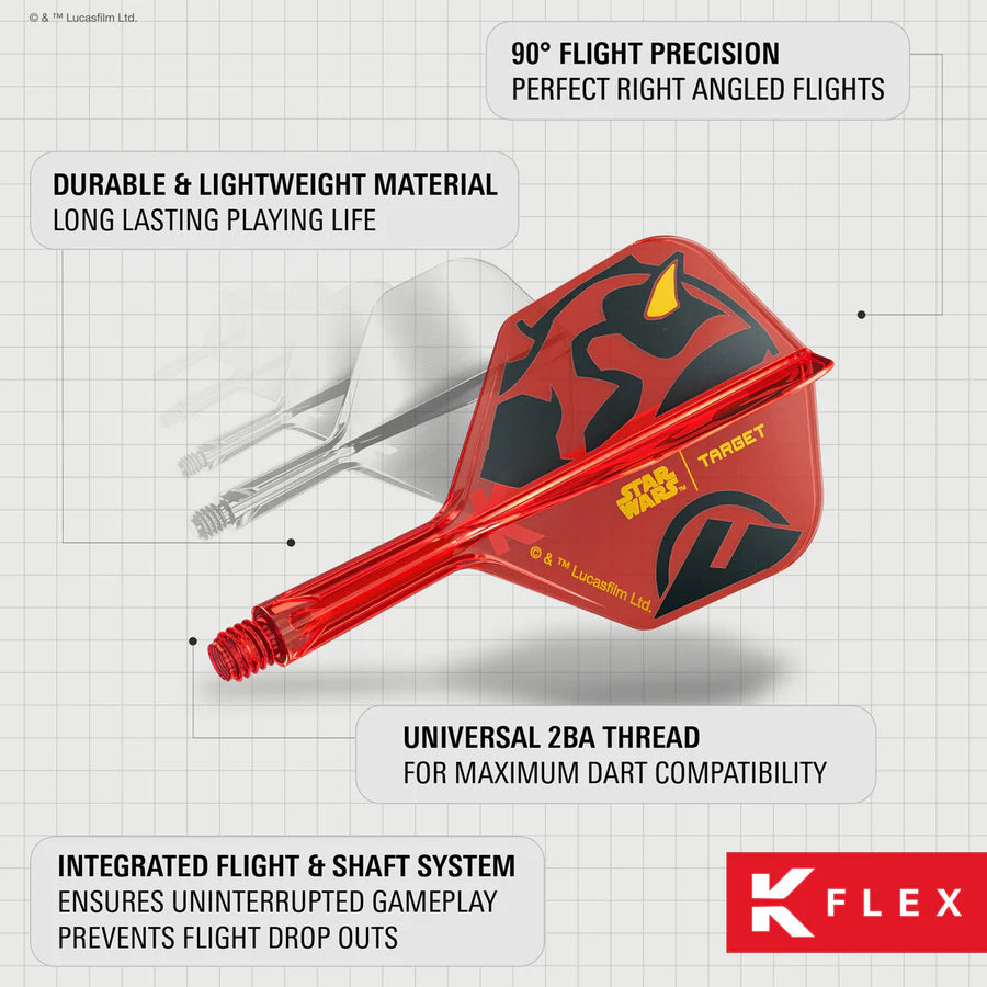 STAR WARS™ | TARGET Darth Maul K-Flex Integrated Flights and Shafts