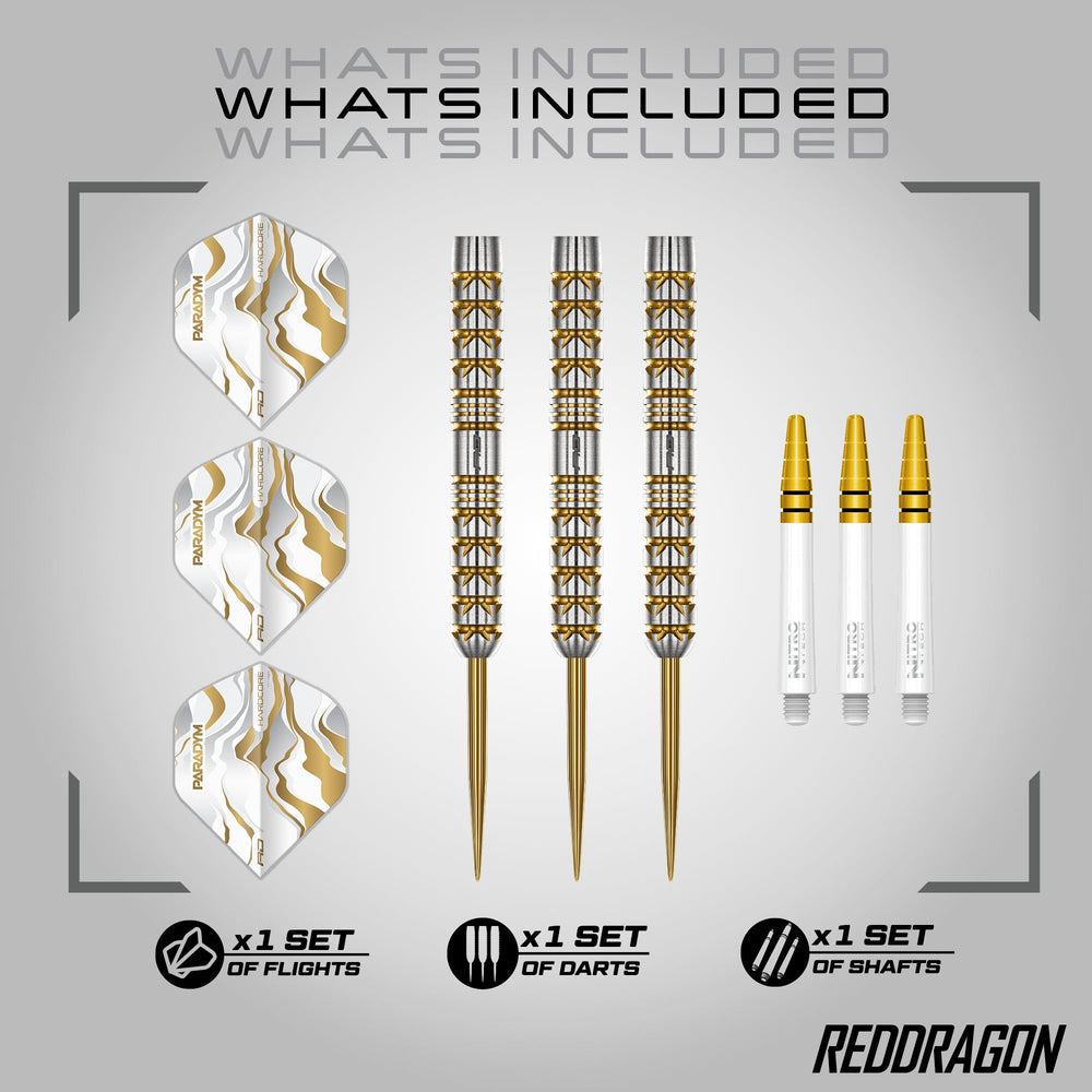 Red Dragon Paradym Darts – Gold & Silver Parallel