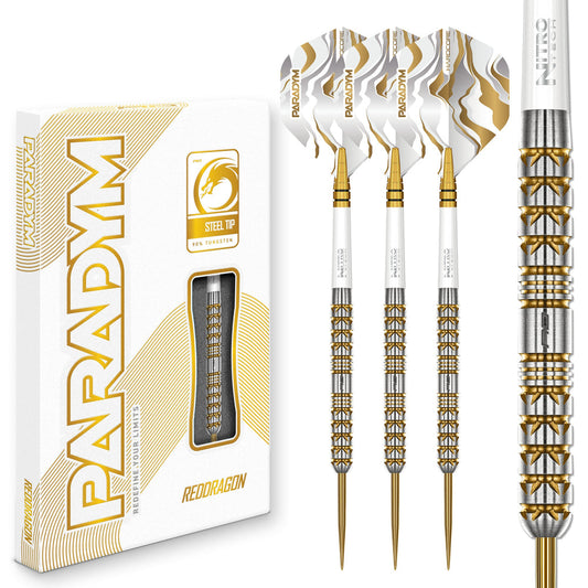 Red Dragon Paradym Darts – Gold & Silver Parallel