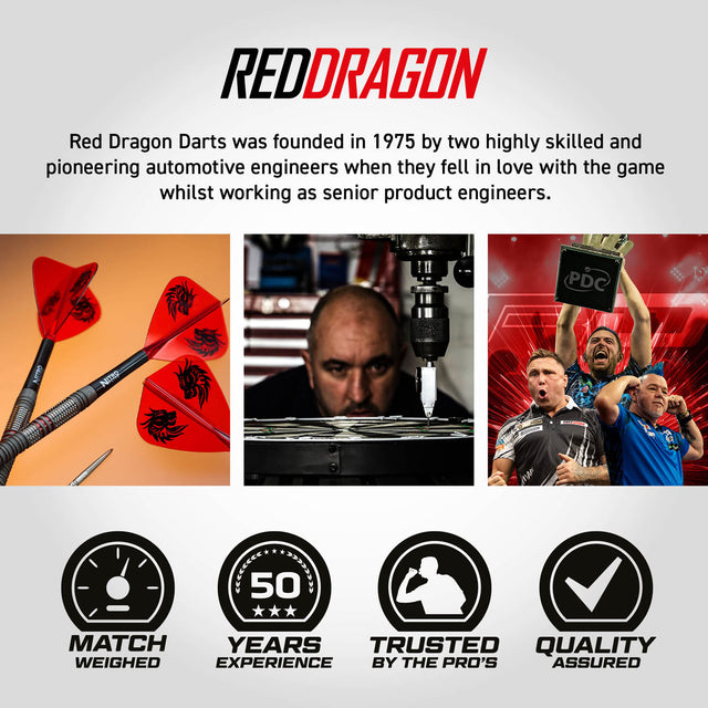 Red Dragon Jonny Clayton Hiraeth Switch Point 90% Tungsten Steel Tip Darts