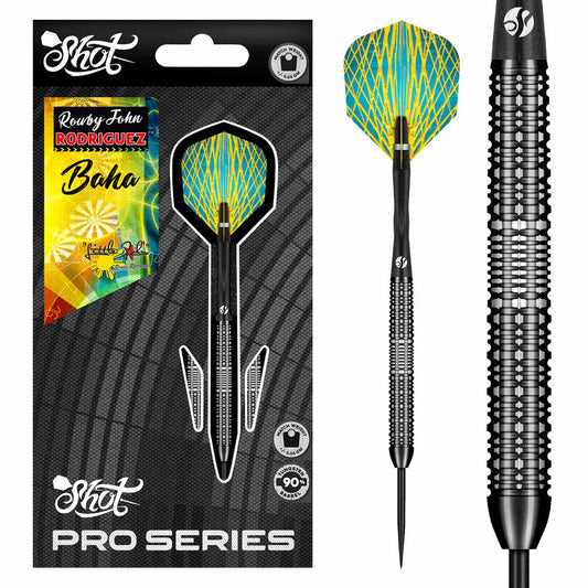 Shot Pro Series Rowby John Rodriguez Baha 90% Tungsten Steel Tip Darts